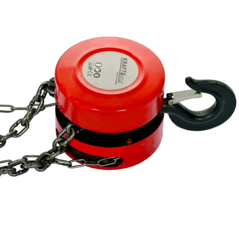 Auto si Moto - Reparatii si depanare - Scule auto - Echipamente de ridicare si sprijin - Troliu cu lant, Kraft&Dele, capacitate 2T - Infinity.ro