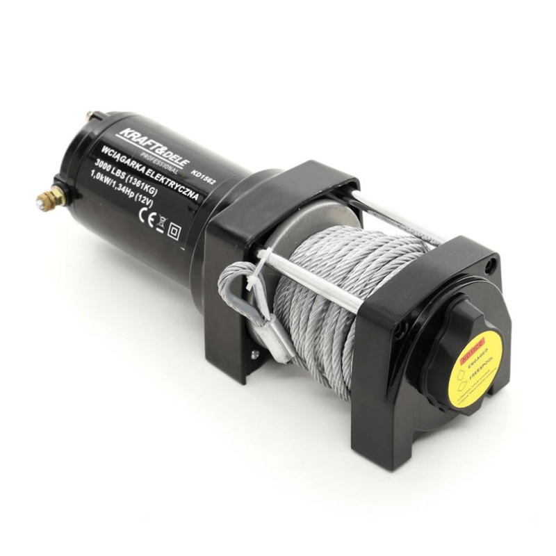 Auto si Moto - Reparatii si depanare - Scule auto - Echipamente de ridicare si sprijin - Troliu electric, Kraft&Dele, 12 V, 1361 kg, cu telecomanda, KD1562 - Infinity.ro