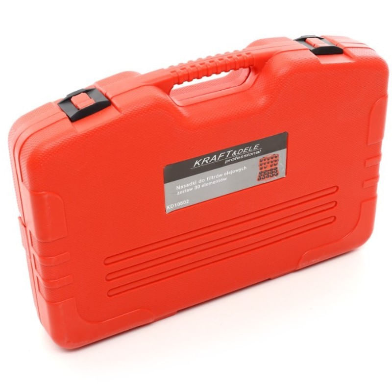Auto si Moto - Reparatii si depanare - Scule auto - Scule si truse auto - Trusa chei filtru de ulei, Kraft&Dele KD10502, 23 piese, cu adaptor - Infinity.ro