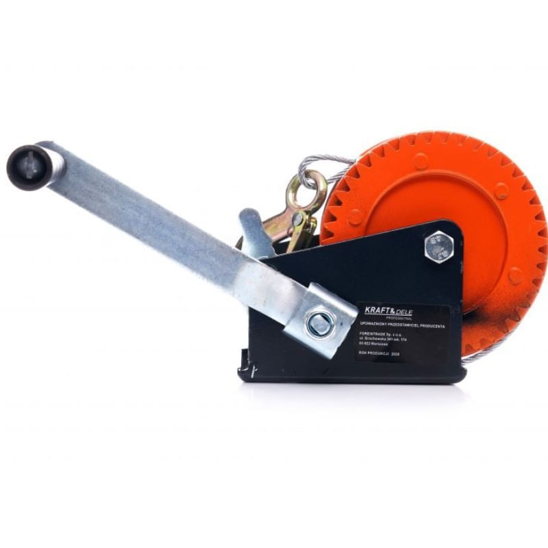 Auto si Moto - Reparatii si depanare - Scule auto - Echipamente de ridicare si sprijin - Troliu manual, Kraft&Dele KD1313, 6 mm, 10 m, 1560 kg - Infinity.ro