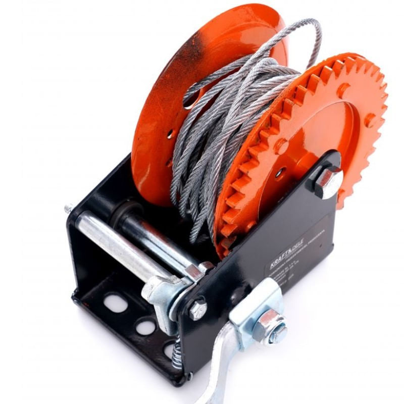 Auto si Moto - Reparatii si depanare - Scule auto - Echipamente de ridicare si sprijin - Troliu manual, Kraft&Dele KD1313, 6 mm, 10 m, 1560 kg - Infinity.ro