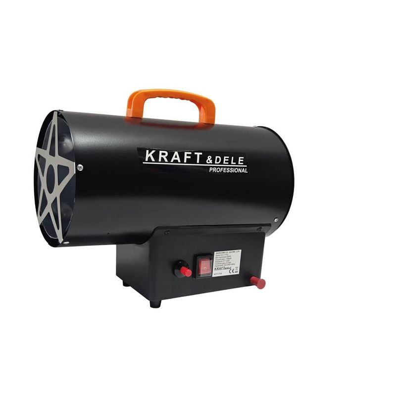Casa si Gradina - Electrice - Echipamente electrice - Aeroterme industriale - Tun de aer cald 20kW, pe gaz, 230V, portabil si prelungitor inclus de 20m, 3X2,5mm - Infinity.ro