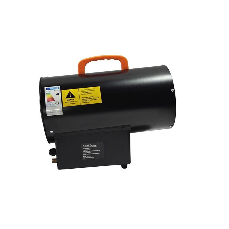 Casa si Gradina - Electrice - Echipamente electrice - Aeroterme industriale - Tun de aer cald 20kW, pe gaz, 230V, portabil si prelungitor inclus de 20m, 3X2,5mm - Infinity.ro