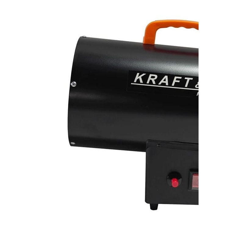 Casa si Gradina - Electrice - Echipamente electrice - Aeroterme industriale - Tun de aer cald 20kW, pe gaz, 230V, portabil si prelungitor inclus de 20m, 3X2,5mm - Infinity.ro