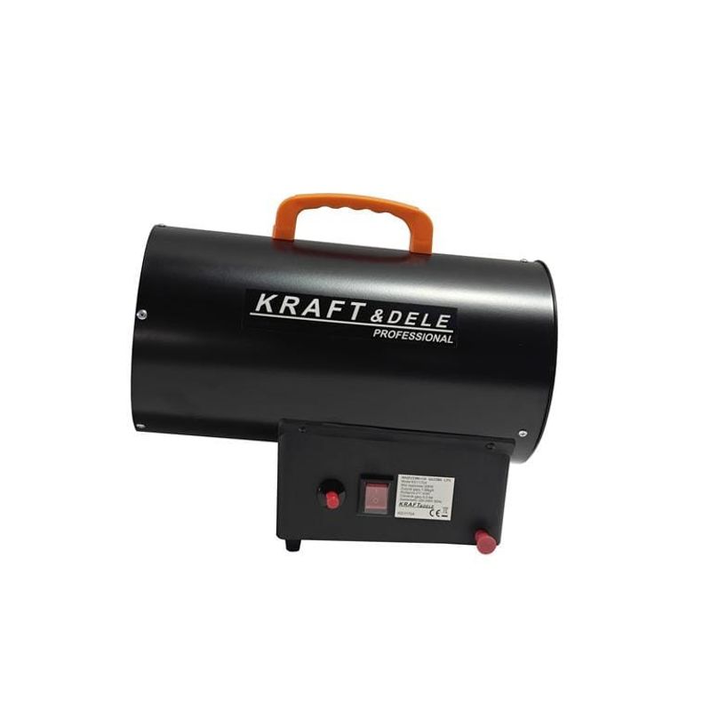Casa si Gradina - Electrice - Echipamente electrice - Aeroterme industriale - Tun de aer cald 20kW, pe gaz, 230V, portabil si prelungitor inclus de 20m, 3X2,5mm - Infinity.ro