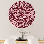 Casa si Gradina - Decoratiuni - DIY - Sabloane decorative pereti - Sablon Perete vopsire, tencuiala 0.7mm Deco Mandala Refolosibil, model MXSP7152, 900 x 900 mm - Infinity.ro