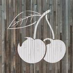 Casa si Gradina - Decoratiuni - DIY - Sabloane decorative pereti - Sablon Perete vopsire, tencuiala 0.7mm Cherry Refolosibil, model MXSP7191, 400 x 400 mm - Infinity.ro