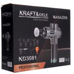 Ingrijire personala si Cosmetice - Sanatate si wellness - Articole wellness - Aparate si dispozitive de masaj - Aparat de masaj, 9 capete interschimbabile, KD3081, Kraft&Dele - Infinity.ro