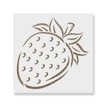 Casa si Gradina - Decoratiuni - DIY - Sabloane decorative pereti - Sablon Perete vopsire, tencuiala 0.7mm Strawberry Refolosibil, model MXSP7202, 600 x 600 mm - Infinity.ro