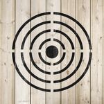 Casa si Gradina - Decoratiuni - DIY - Sabloane decorative pereti - Sablon Perete vopsire, tencuiala 0.7mm Tinta Bullseye model MXSP7457, 1000 x 1000 mm - Infinity.ro