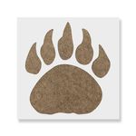 Casa si Gradina - Decoratiuni - DIY - Sabloane decorative pereti - Sablon Perete vopsire, tencuiala 0.7mm Gheara de Urs model MXSP7421, 900 x 900 mm - Infinity.ro