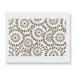 Casa si Gradina - Decoratiuni - DIY - Sabloane decorative pereti - Sablon Perete vopsire, tencuiala 900x600x0.7mm Chamomile Burst Refolosibil, model MXSP7049 - Infinity.ro