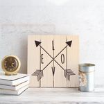 Casa si Gradina - Decoratiuni - DIY - Sabloane decorative pereti - Sablon Perete vopsire, tencuiala 0.7mm Sageata cu Inima model MXSP7485, 200 x 200 mm - Infinity.ro