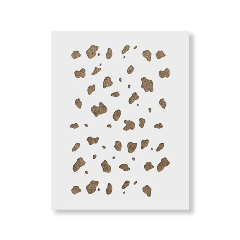 Casa si Gradina - Decoratiuni - DIY - Sabloane decorative pereti - Sablon Perete vopsire, tencuiala 900x600x0.7mm Dalmatian Spots Refolosibil, model MXSP7119 - Infinity.ro