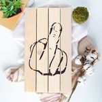 Casa si Gradina - Decoratiuni - DIY - Sabloane decorative pereti - Sablon Perete vopsire, tencuiala 0.7mm Deget Mijlociu model MXSP7466, 800 x 800 mm - Infinity.ro