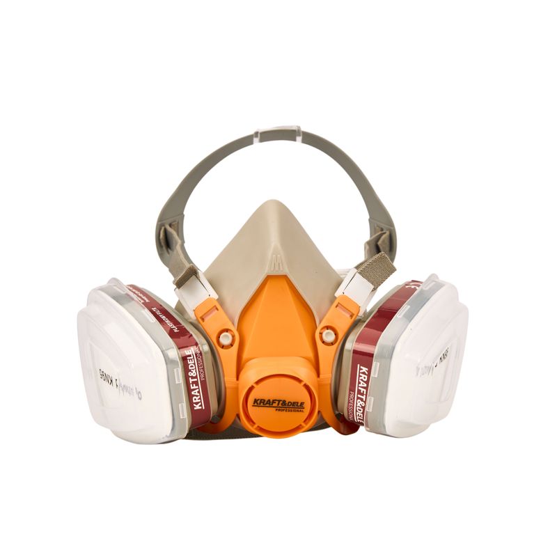 Casa si Gradina - Constructii - Echipamente de lucru - Accesorii echipamente protectia muncii - Kit complet vopsitor, masca de vopsitorie + filtru+ manusi din nitril, marimea XL - Infinity.ro