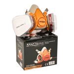Casa si Gradina - Constructii - Echipamente de lucru - Accesorii echipamente protectia muncii - Kit complet vopsitor, masca de vopsitorie + filtru+ manusi din nitril, marimea XL - Infinity.ro