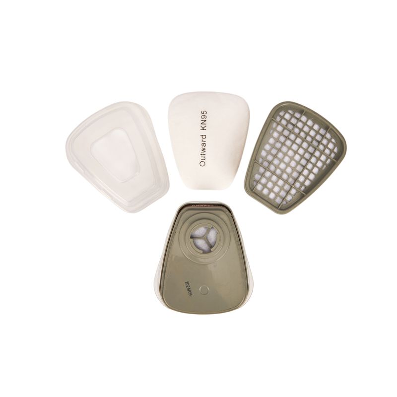 Casa si Gradina - Constructii - Echipamente de lucru - Accesorii echipamente protectia muncii - Kit complet vopsitor, masca de vopsitorie + filtru+ manusi din nitril, marimea XL - Infinity.ro