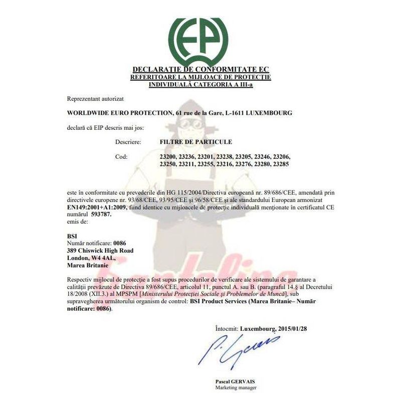 Casa si Gradina - Constructii - Echipamente de lucru - Accesorii echipamente protectia muncii - Masca de protectie 23205 cu supapa SUPAIR® PANEL FFP2 NR D 1 - Infinity.ro