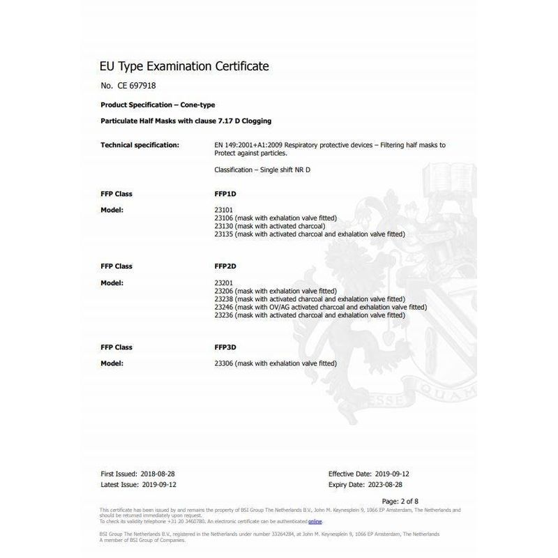 Casa si Gradina - Constructii - Echipamente de lucru - Accesorii echipamente protectia muncii - Masca de protectie 23306 cu supapa SUPAIR® FFP3 NR D - Infinity.ro