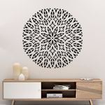 Casa si Gradina - Decoratiuni - DIY - Sabloane decorative pereti - Sablon Perete vopsire, tencuiala 0.7mm Katedraali Mandala Refolosibil, model MXSP7157, 200 x 200 mm - Infinity.ro