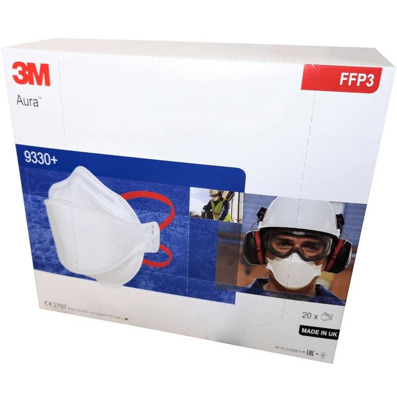 Casa si Gradina - Constructii - Echipamente de lucru - Accesorii echipamente protectia muncii - Masca de protectie 3M™ Aura™ 9330, FFP3, fara supapa 5 - Infinity.ro