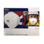 Casa si Gradina - Constructii - Echipamente de lucru - Accesorii echipamente protectia muncii - Masca de protectie 8835+ 3M, FFP3, cu supapa - Infinity.ro