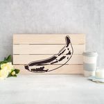 Casa si Gradina - Decoratiuni - DIY - Sabloane decorative pereti - Sablon Perete vopsire, tencuiala 0.7mm Banana Refolosibil, model MXSP7201, 800 x 800 mm - Infinity.ro