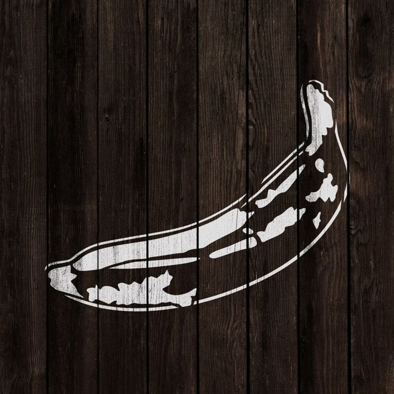 Casa si Gradina - Decoratiuni - DIY - Sabloane decorative pereti - Sablon Perete vopsire, tencuiala 0.7mm Banana Refolosibil, model MXSP7201, 800 x 800 mm - Infinity.ro
