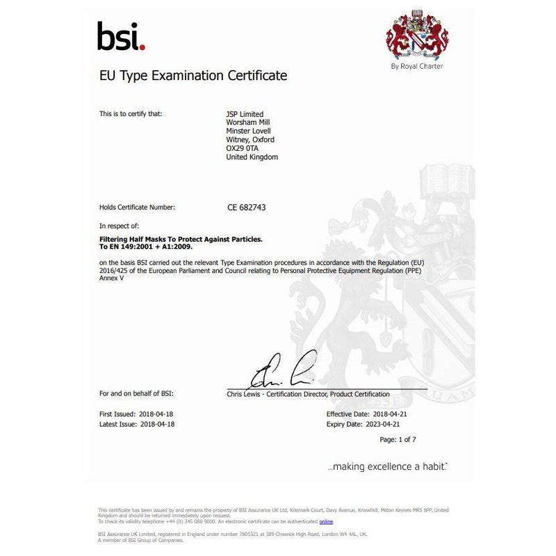 Casa si Gradina - Constructii - Echipamente de lucru - Accesorii echipamente protectia muncii - Masca Flexinet 822 de unica folosinta JSP FFP2 cu supapa 1 - Infinity.ro