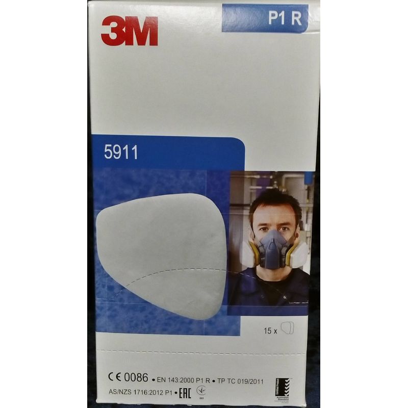 Casa si Gradina - Constructii - Echipamente de lucru - Accesorii echipamente protectia muncii - Rezerva filtre 3M 5911 impotriva pulberilor - Infinity.ro