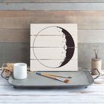 Casa si Gradina - Decoratiuni - DIY - Sabloane decorative pereti - Sablon Perete vopsire, tencuiala 0.7mm Moon Refolosibil, model MXSP7188, 700 x 700 mm - Infinity.ro
