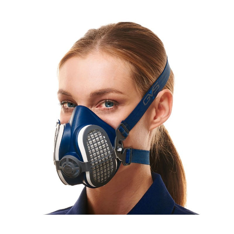 Casa si Gradina - Constructii - Echipamente de lucru - Accesorii echipamente protectia muncii - Semimasca GVS SPR501, usoara si compacta Elipse cu 2 filtre P3, marimea M/L - Infinity.ro