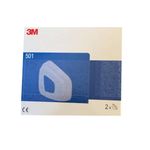 Casa si Gradina - Constructii - Echipamente de lucru - Accesorii echipamente protectia muncii - Set Capace 501 3M pentru pre-filtru (2 buc) - Infinity.ro