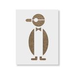 Casa si Gradina - Decoratiuni - DIY - Sabloane decorative pereti - Sablon Perete vopsire, tencuiala 0.7mm Keep Frozen Symbol Refolosibil, model MXSP7242, 400 x 400 mm, 0.70mm - Infinity.ro