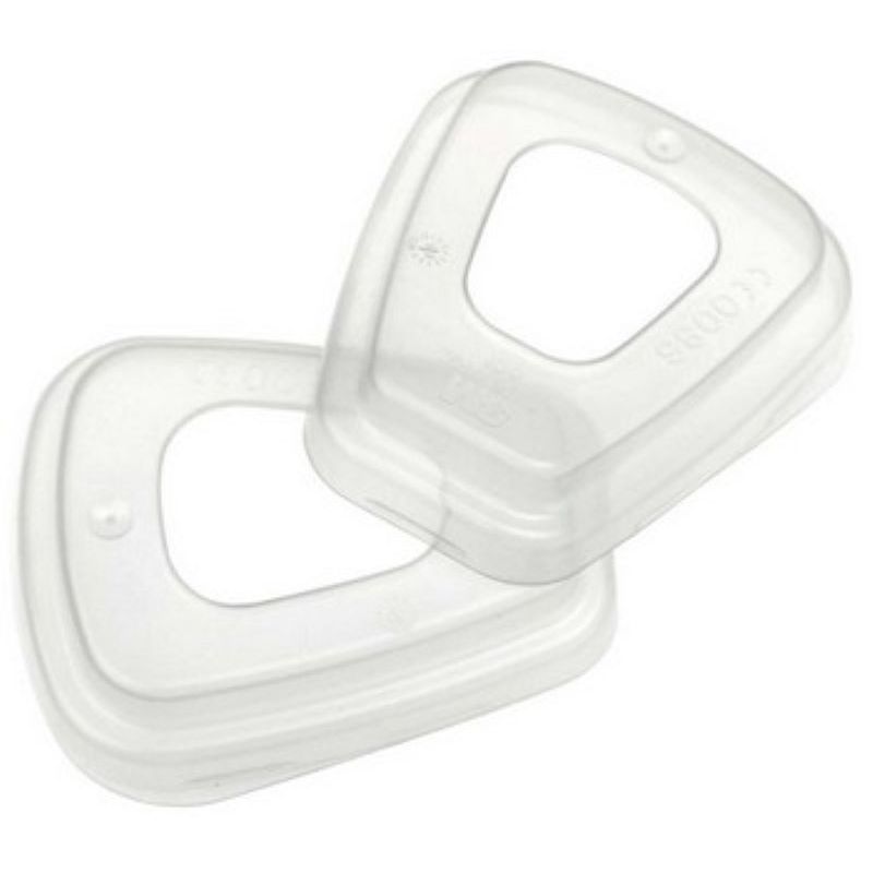 Casa si Gradina - Constructii - Echipamente de lucru - Accesorii echipamente protectia muncii - Set masca 3M 6200 cu filtre 6059 A1B1E1K1, prefiltre 5911 P1 si capace 501 – protectie avansata gaz + particule - Infinity.ro