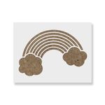 Casa si Gradina - Decoratiuni - DIY - Sabloane decorative pereti - Sablon Perete vopsire, tencuiala 0.7mm Rainbow Refolosibil, model MXSP7195, 800 x 800 mm - Infinity.ro