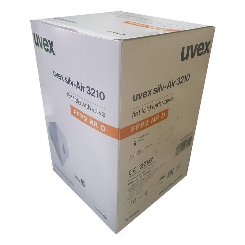 Casa si Gradina - Constructii - Echipamente de lucru - Accesorii echipamente protectia muncii - Masca de protectie FFP2 Uvex-3210 cu supapa 15 - Infinity.ro