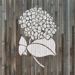 Casa si Gradina - Decoratiuni - DIY - Sabloane decorative pereti - Sablon Perete vopsire, tencuiala 0.7mm Chrysanthemum Refolosibil, model MXSP7182, 500 x 500 mm - Infinity.ro