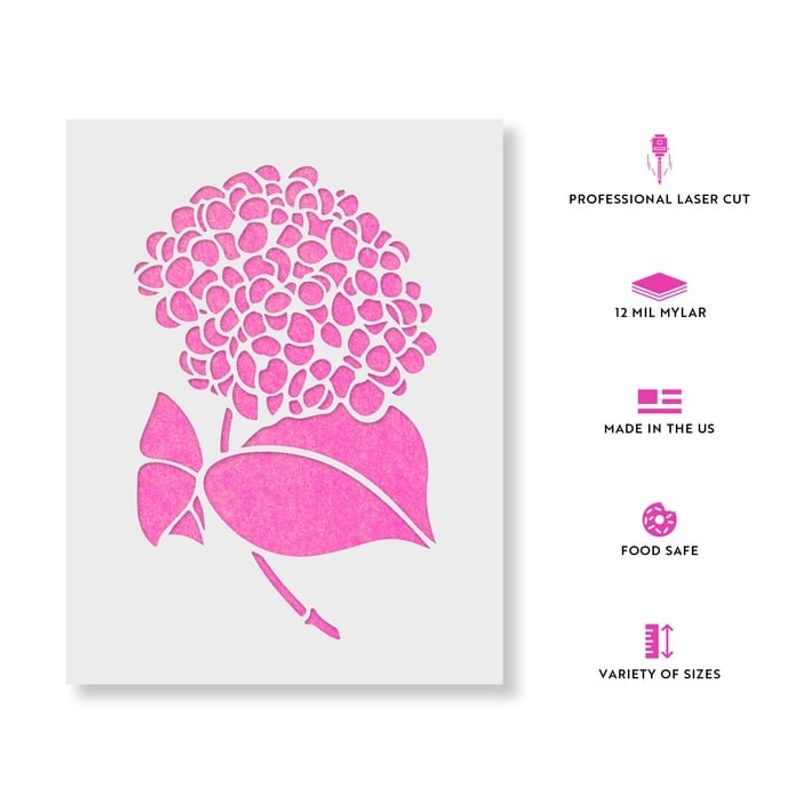 Casa si Gradina - Decoratiuni - DIY - Sabloane decorative pereti - Sablon Perete vopsire, tencuiala 0.7mm Chrysanthemum Refolosibil, model MXSP7182, 500 x 500 mm - Infinity.ro