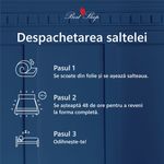 Casa si Gradina - Mobilier - Saltele si somiere - Saltele - Saltea Ortopedica, Best Sleep, Luxury Sleep Margan 16,160x200x21 cm, spuma  cu memorie, hipoalergenica, husa matlasata - Infinity.ro