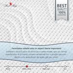 Casa si Gradina - Mobilier - Saltele si somiere - Saltele - Saltea Ortopedica, Best Sleep, Silver Sleep Argentum 11+4+1, 60x190x16 cm, spuma  cu memorie, fir cu ioni de argint - Infinity.ro