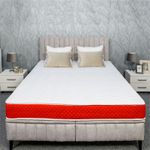 Casa si Gradina - Mobilier - Saltele si somiere - Saltele - Saltea ortopedica, Best Sleep Diamond Red DoubleSide, 160x200x18cm, spuma poliuretanica, hipoalegenic - Infinity.ro