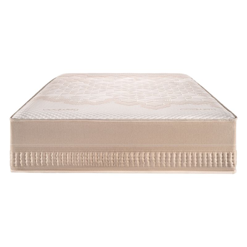 Casa si Gradina - Mobilier - Saltele si somiere - Saltele - Saltea ortopedica Best Sleep Glamour, 150x190x35cm, Arcuri Pocket, Latex 4 cm, 7 zone de confort, husa bambus - Infinity.ro
