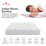 Casa si Gradina - Mobilier - Saltele si somiere - Saltele - Saltea Ortopedica, BestSleep, Waves 21+4 Memory Bambus, 160x90x25 cm, spuma poliuretanica cu memorie, hipoalegenic, - Infinity.ro