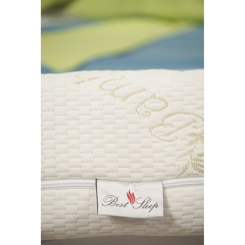 Casa si Gradina - Textile si covoare - Lenjerii de pat - Protectie saltea - Husa saltea matlasata,Best Sleep,fibra de bambus, cu fermoar pe 3 laturi, 70x190x25 cm - Infinity.ro