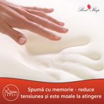 Casa si Gradina - Mobilier - Saltele si somiere - Saltele - Saltea Ortopedica,Best Sleep,Relaxation Corner Bordeaux 20+5+1,110x190x26 cm,spuma Poliuretanica cu memorie - Infinity.ro