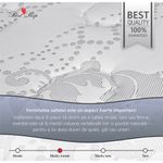 Casa si Gradina - Mobilier - Saltele si somiere - Saltele - Saltea ortopedica, Best Sleep, Total Care, 160x200x30 cm, Spuma Poliuretanica, Spuma Memory Matlasata in Husa - Infinity.ro