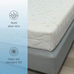 Casa si Gradina - Mobilier - Saltele si somiere - Saltele - Saltea Ortopedica, Best Sleep, Dream Aloe Vera, 155x200x20cm, spuma poliuretanica cu memorie, hipoalergenic, - Infinity.ro