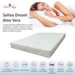 Casa si Gradina - Mobilier - Saltele si somiere - Saltele - Saltea Ortopedica, Best Sleep, Dream Aloe Vera, 155x200x20cm, spuma poliuretanica cu memorie, hipoalergenic, - Infinity.ro
